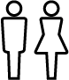 男女別トイレ